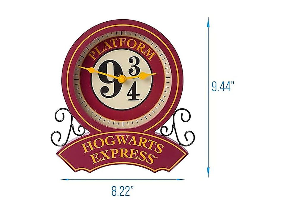 Silver Buffalo Harry Potter Platform 9 3 4 Station Wall Clock 9 X 8 Inch