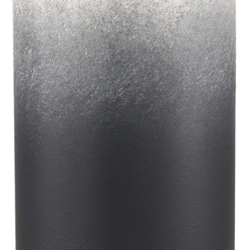 HomeRoots 20" Black And White Ombre Metal Table Vase image number 2