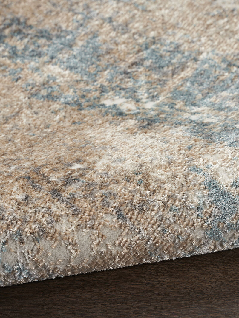 Glitz GLZ06 Taupe/Multicolor 2'3" x 7'6" Rug