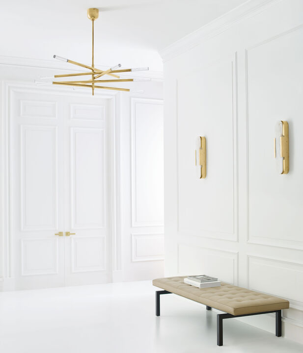 Rousseau Grande Eight Light Chandelier
