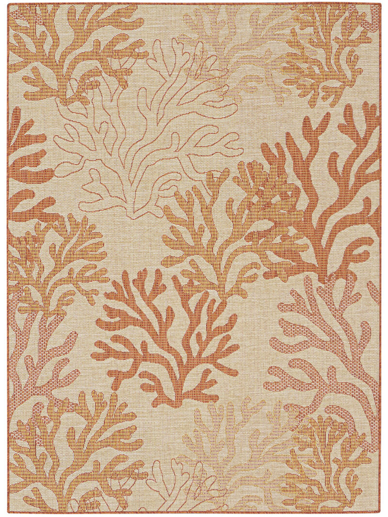 Garden Oasis GOA05 Coral 6' x 9' Rug