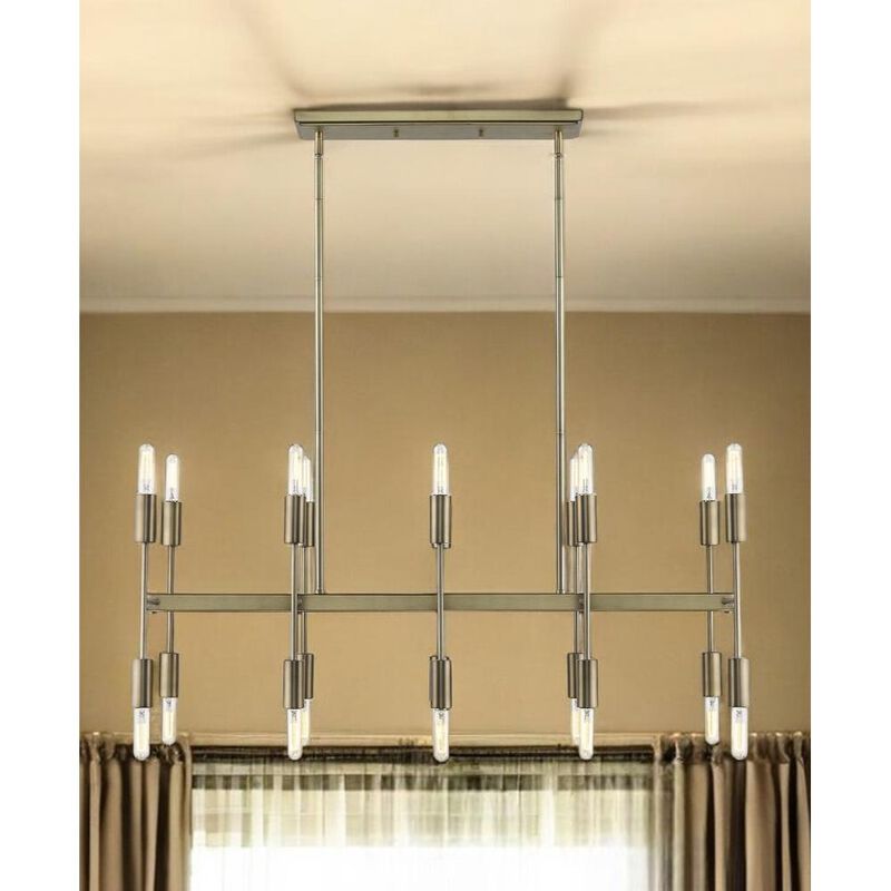 Hivvago Perret 20-Light Aged Brass Island Pendant