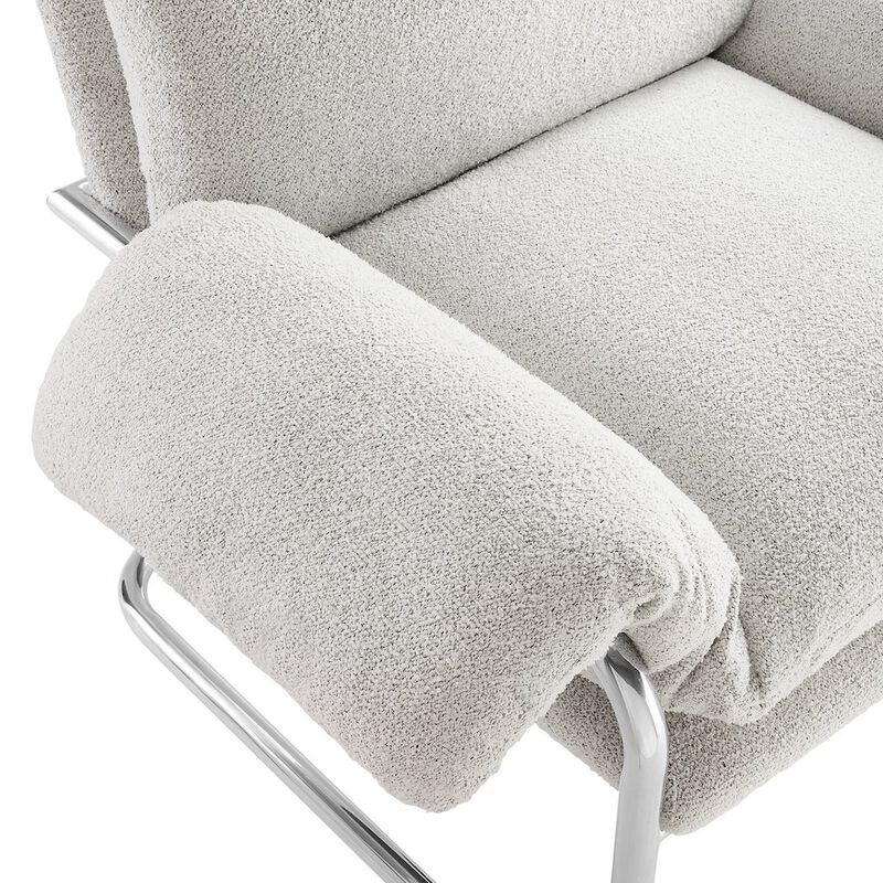 Ansel Boucle Fabric Accent Chair image number 6