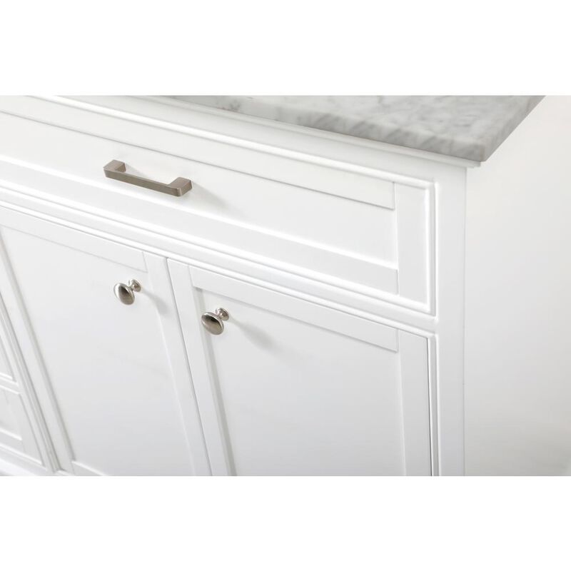 Elegant Kitchen and Bath 72 inch double bathroom vanity in white