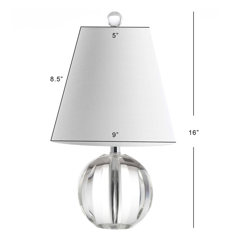 Goddard Crystal Ball/Metal LED Table Lamp