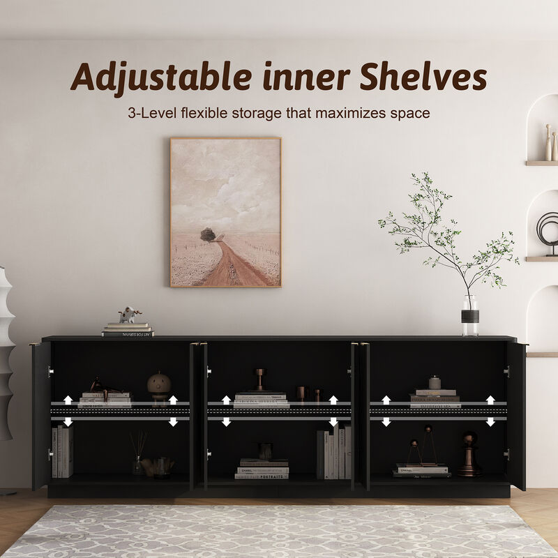 Helkma Large Fluted Sideboard image number 2