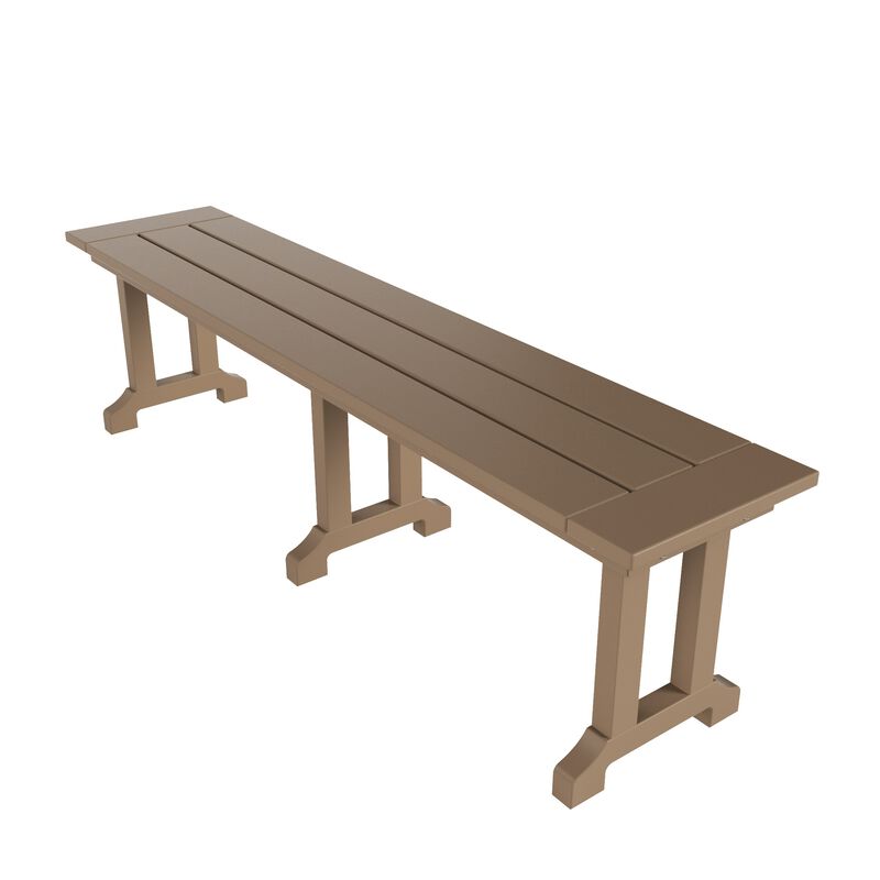 WestinTrends 65" Outdoor Dining Bench