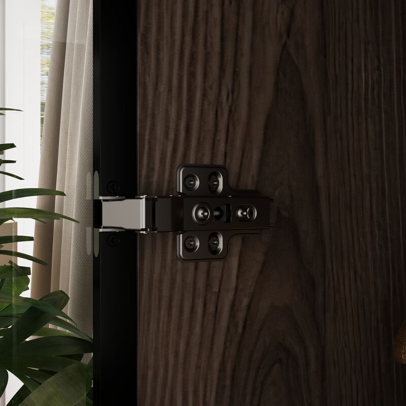 78.7'' H X 47.2'' W X 15.7'' D Glass Door Display Cases Bookcase With Adjustable Lighting