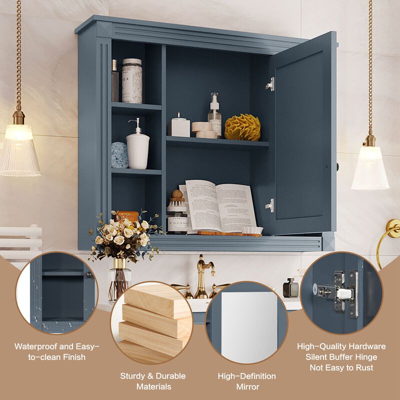Merax Wall Mounted Bathroom Storage Cabinet
