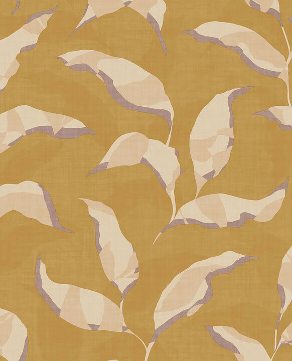 Callista Mustard Leaves Wallpaper