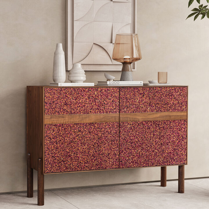 BLOOM Designer Sideboard Featuring Handcrafted Doors