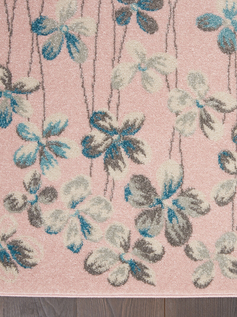 Tranquil TRA04 Pink 6' x 9' Rug