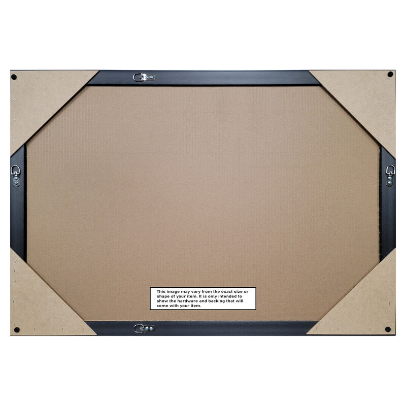 Incline Beveled Wood Framed Wall Mirror image number 8
