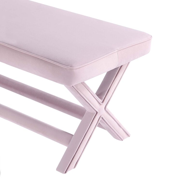 Abigail Pink Double Bench