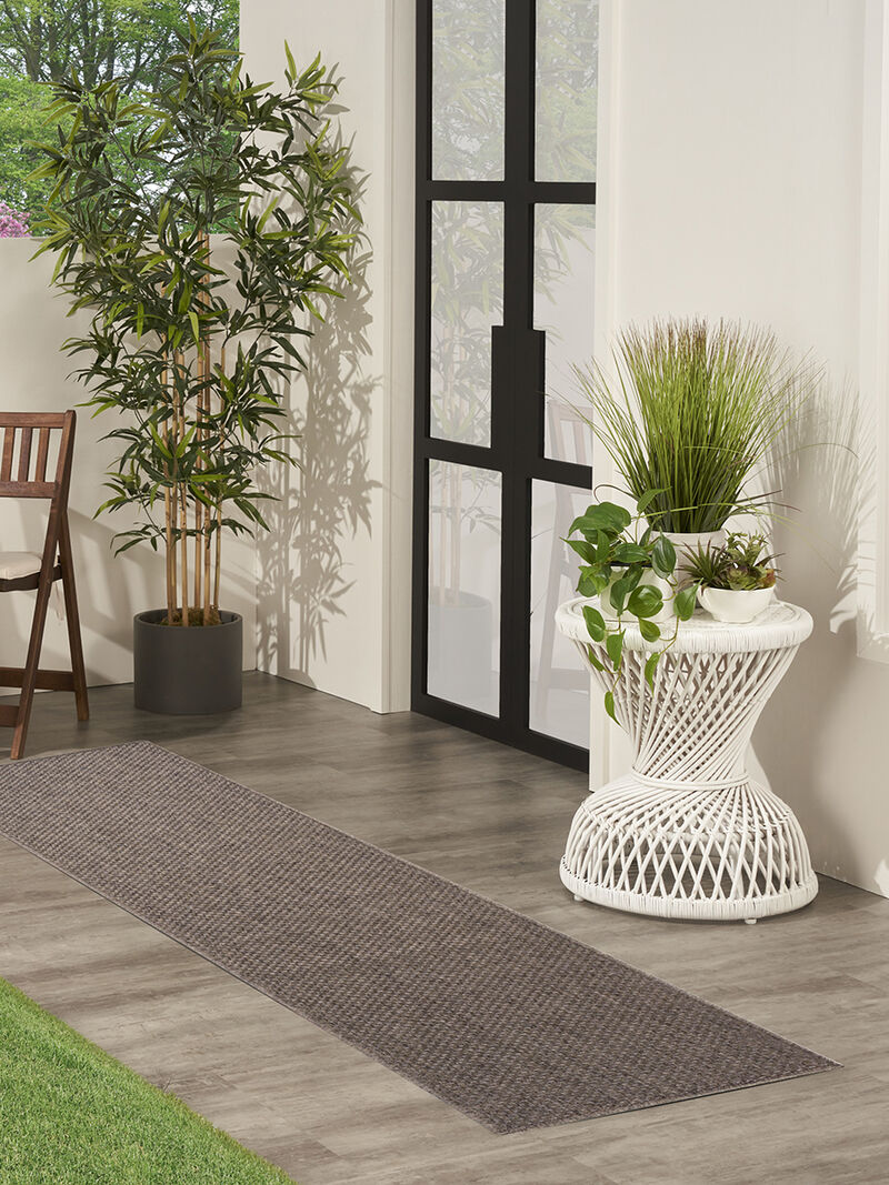 Tulum TLM03 Brown 2' x 6' Rug image number 9