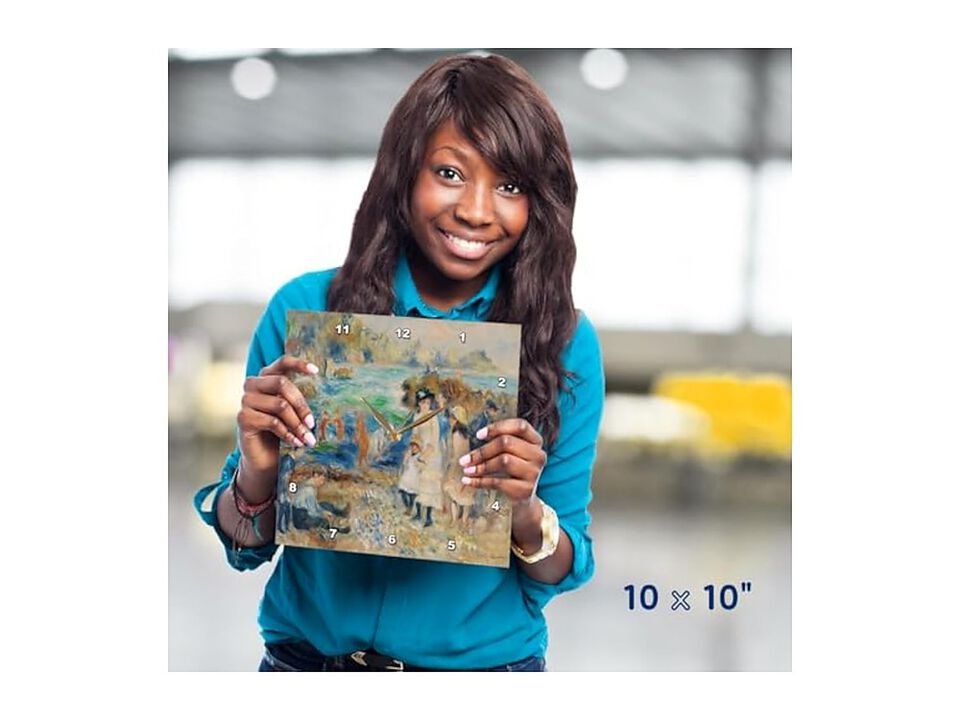 Children Seashore Pierre Auguste Renoir Wall Clock 10 Inch Home Decor