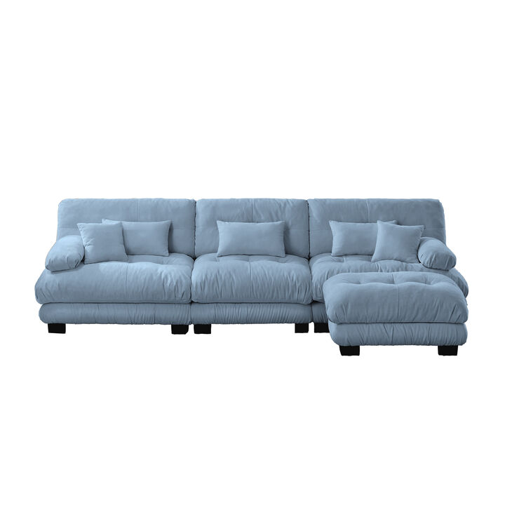 Teftor Oversized L-Shaped Cloud Sectional