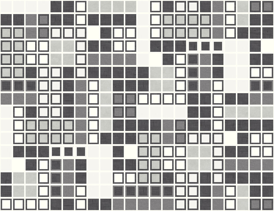 Bantry Black Geometric Wallpaper