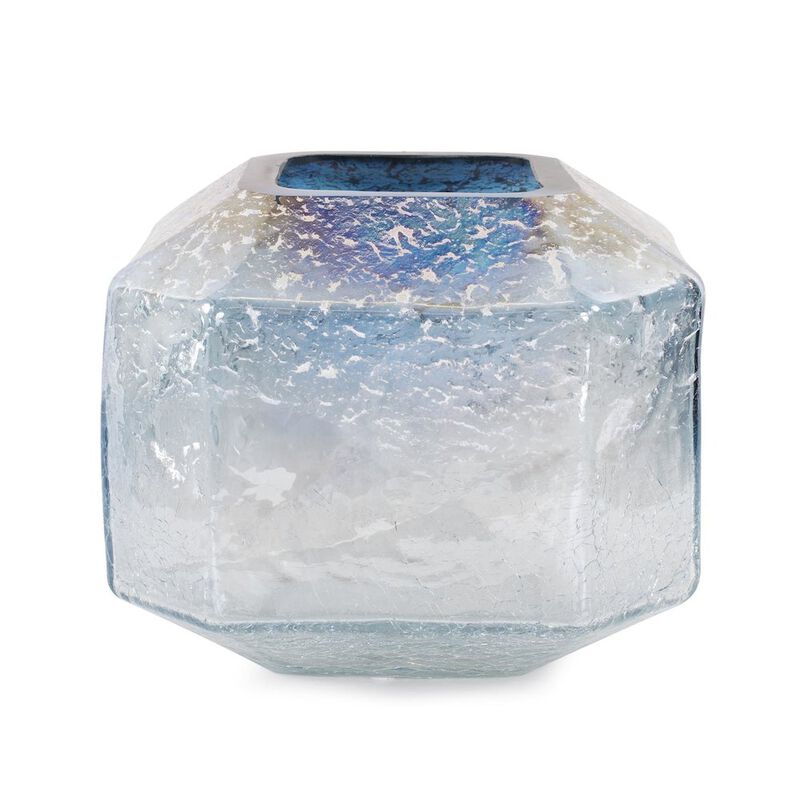 Howard Elliott Lonsdale Iridescent Low Glass Vase image number 0