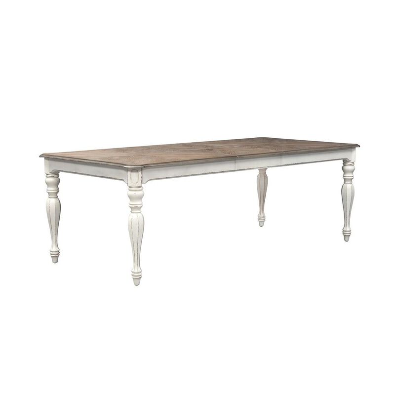 Liberty Furniture Magnolia Manor Rectangular Leg Table in Weathered Bisque image number 0