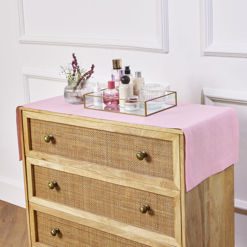 Solino Home 100% Pure Linen Table Runner - Fete