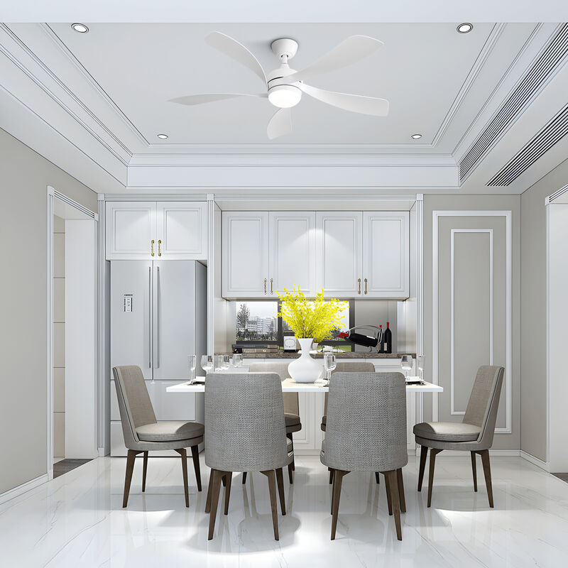 ELEMENT ACE 52 Inch Modern LED Ceiling Fan with Dimmable Lighting and Remote Control for Indoor Climate Comfort image number 3