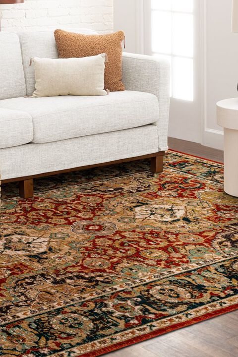Spice Market Dhahar Garnet 5'3" x 7'10" Rug