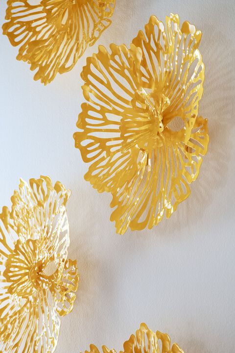 Flower Extra Small Yellow Wall Art