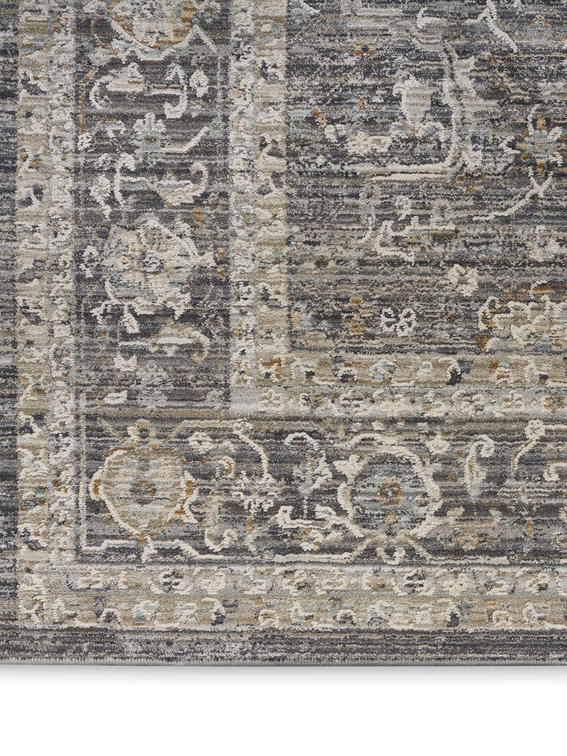 Lynx LNX03 Slate/Multicolor 2'3" x 12' Rug image number 3