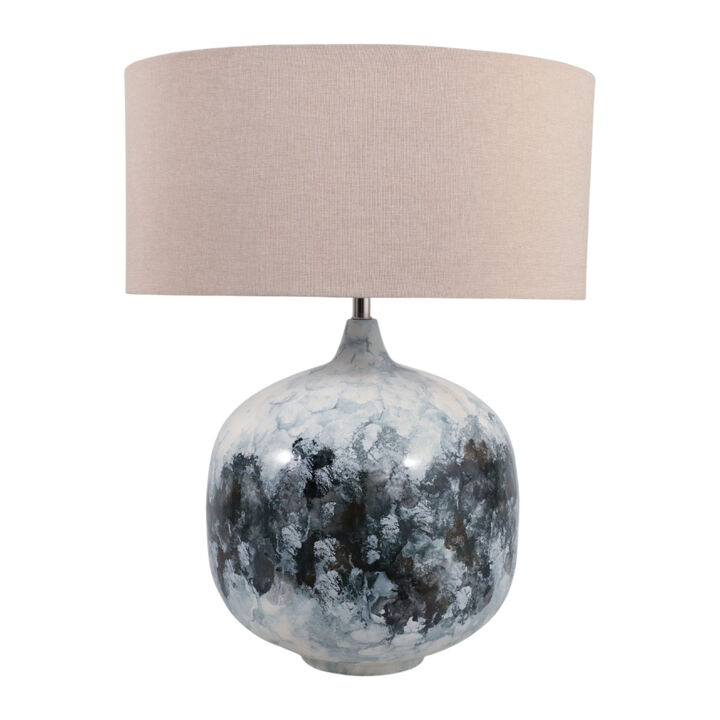28x22" Metal Base Table Lamp