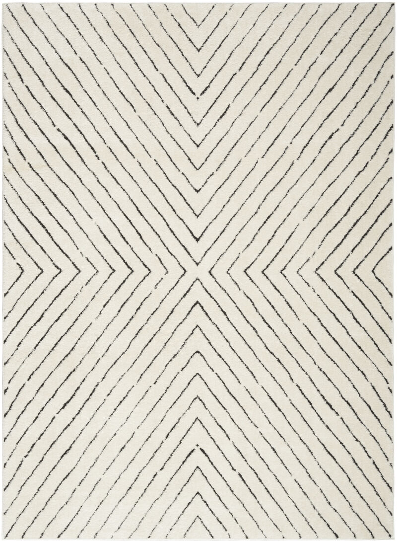 HomeRoots Abstract Area Rug image number 2