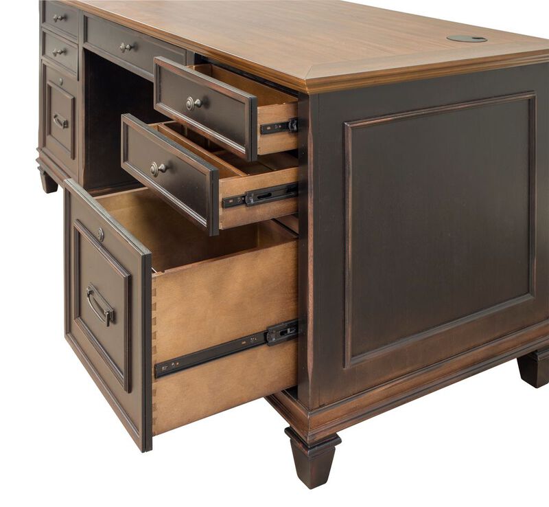 Double Pedestal Desk