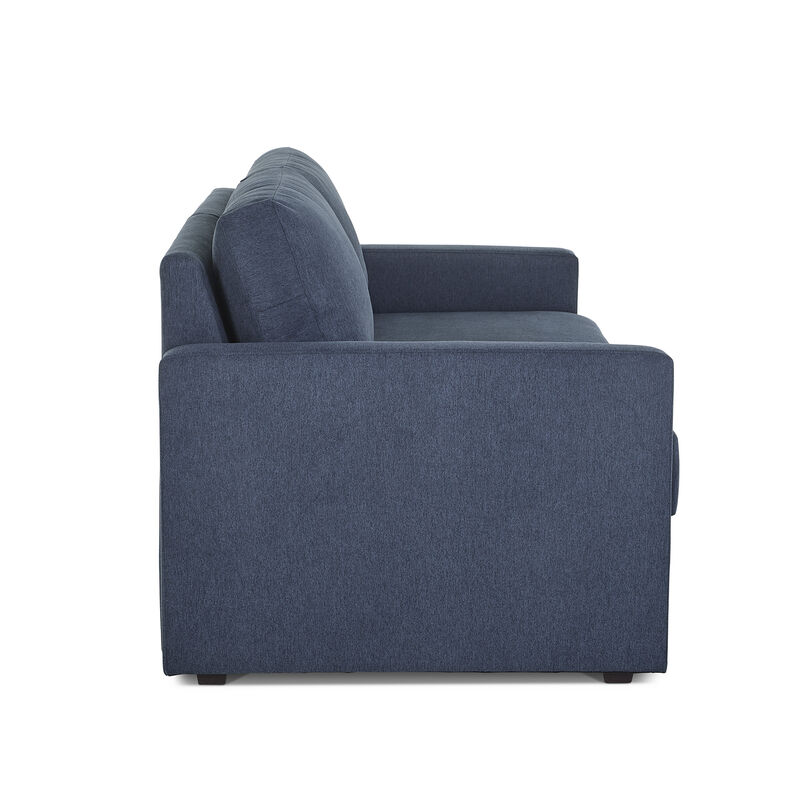 Flex Denim Loveseat with Standard Arm