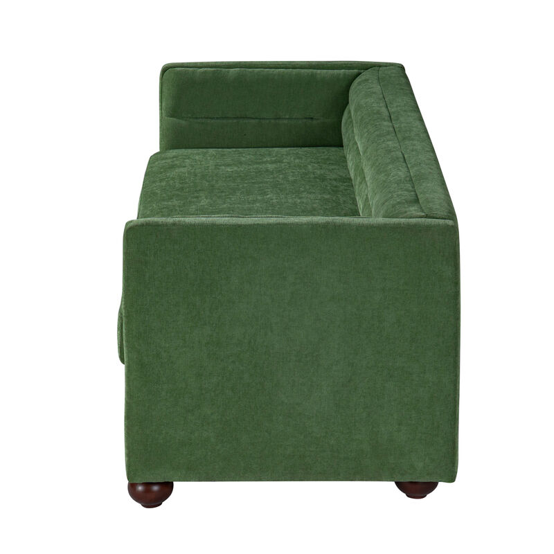 Gaxgox Modern Chenille 3 Seater Sofa image number 5