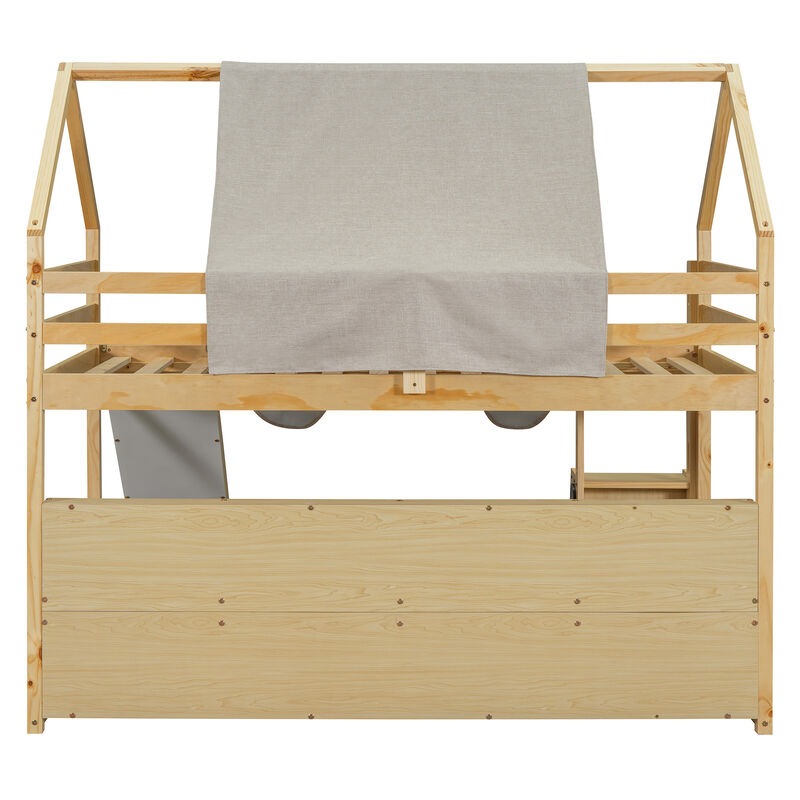 Wadnek Loft Bed House-shaped Frame image number 6