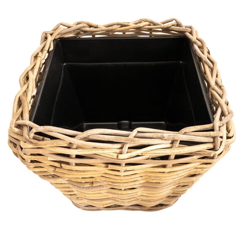 Saboga Home&trade; Square Tapered Planter with Plastic Insert image number 4
