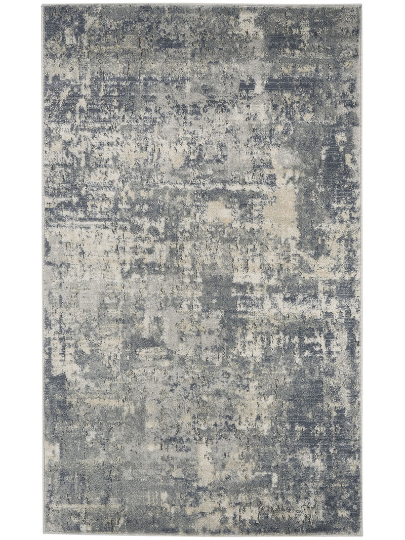 Quarry QUA04 Gray/Beige 3' x 5' Rug