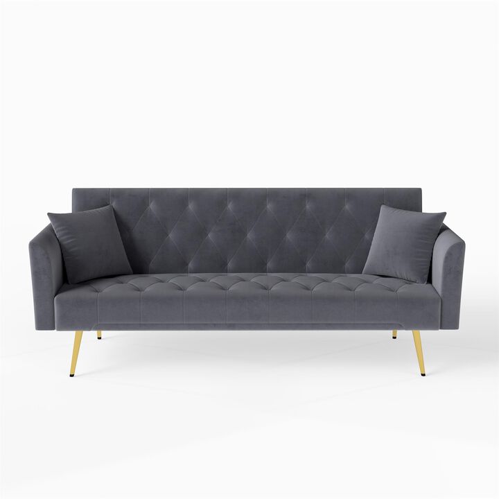 Limpis 72 inch foldable sleeper sofa