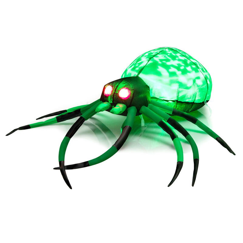 Halloween Inflatable Creepy Spider &ndash; Spooky Outdoor Decoration for Yard or Garden image number 6