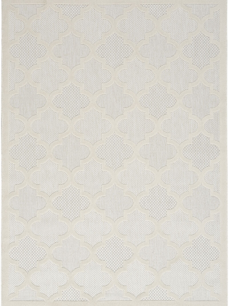 Easy Care NES01 Ivory/White 4' x 6' Rug