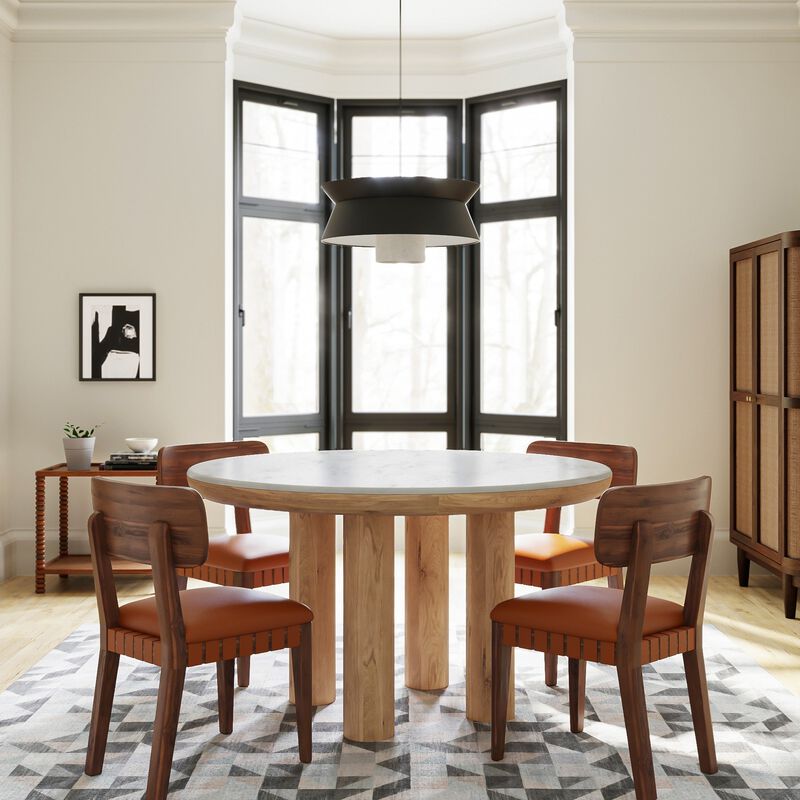 Pillar Round Dining Table