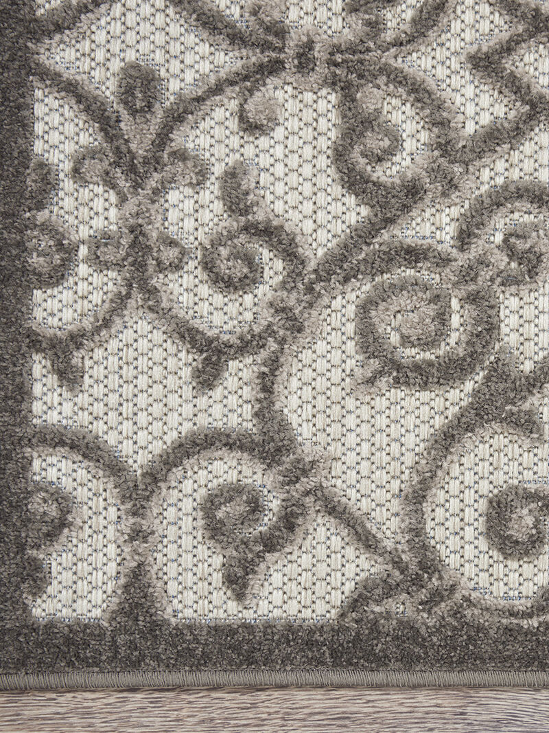 Aloha ALH21 Gray/Charcoal 3'6" x 5'6" Rug