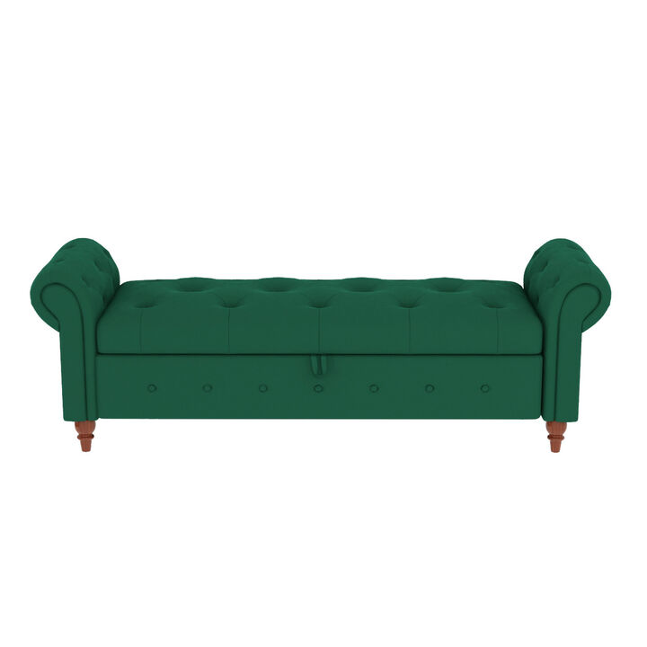63" Bed Bench Velvet