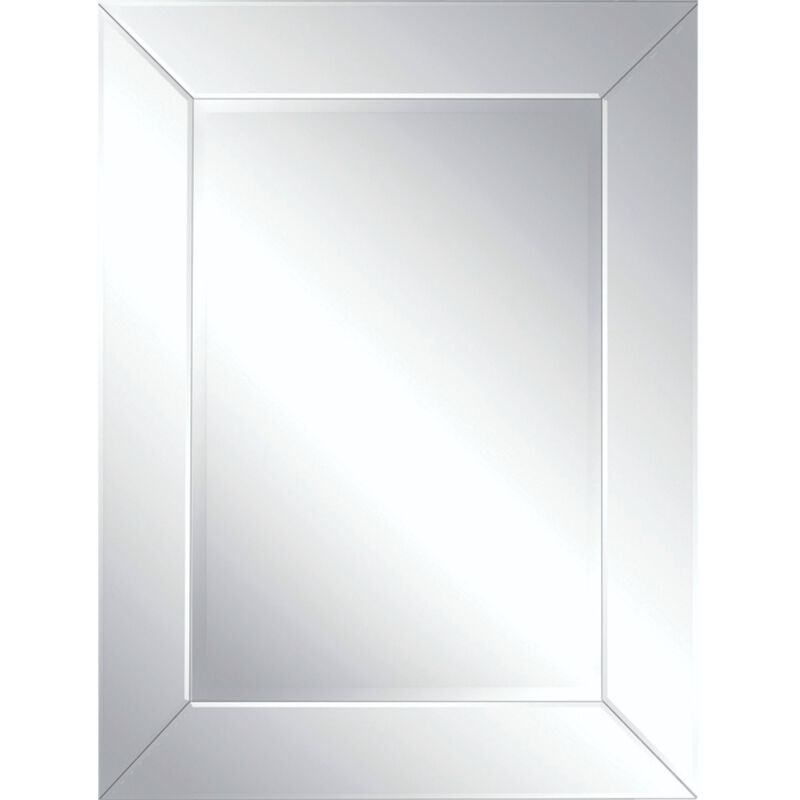 40" Polished Framed Rectangular Wall Mirror image number 1