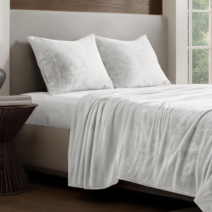 Velvety Soft Microplush Fleece Sheet Set