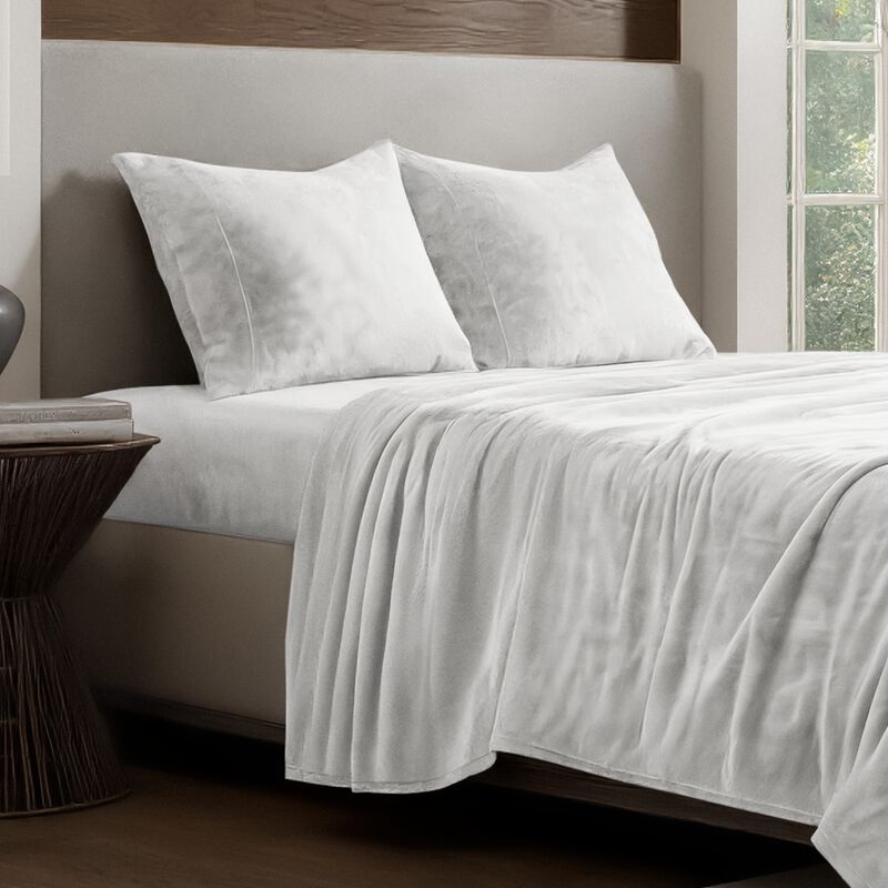 Velvety Soft Microplush Fleece Sheet Set image number 1