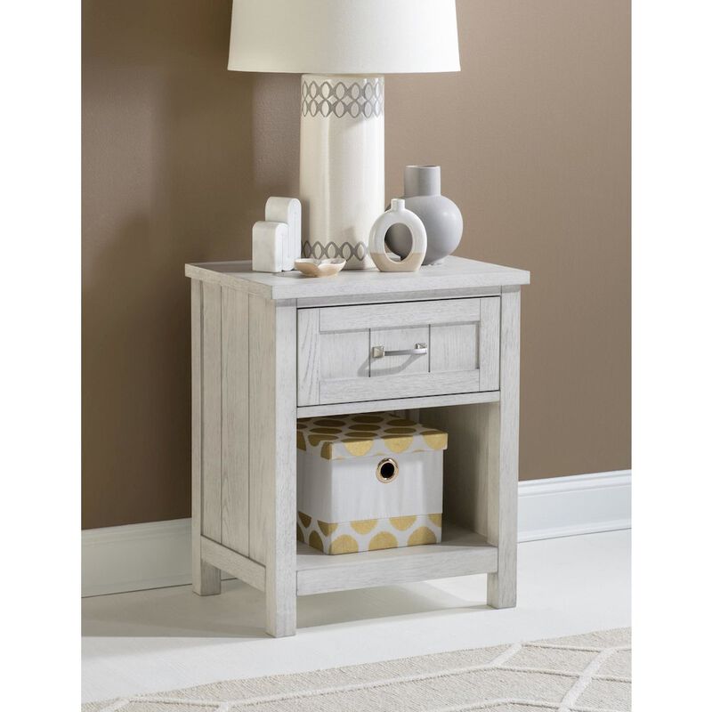 Legacy Classic Preston Open Nightstand (1 Drawer, USB On Back)