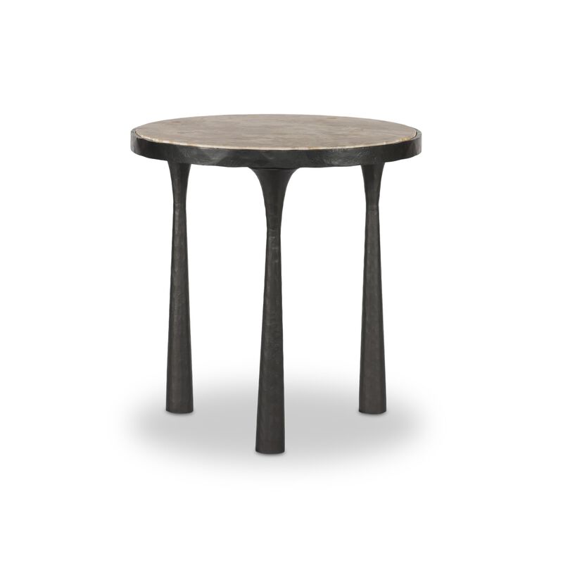 Billings Fossil Marble End Table