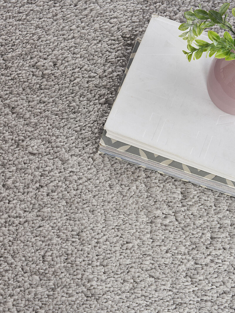 Dreamy Shag DRS05 Silver 9' x 12' Rug