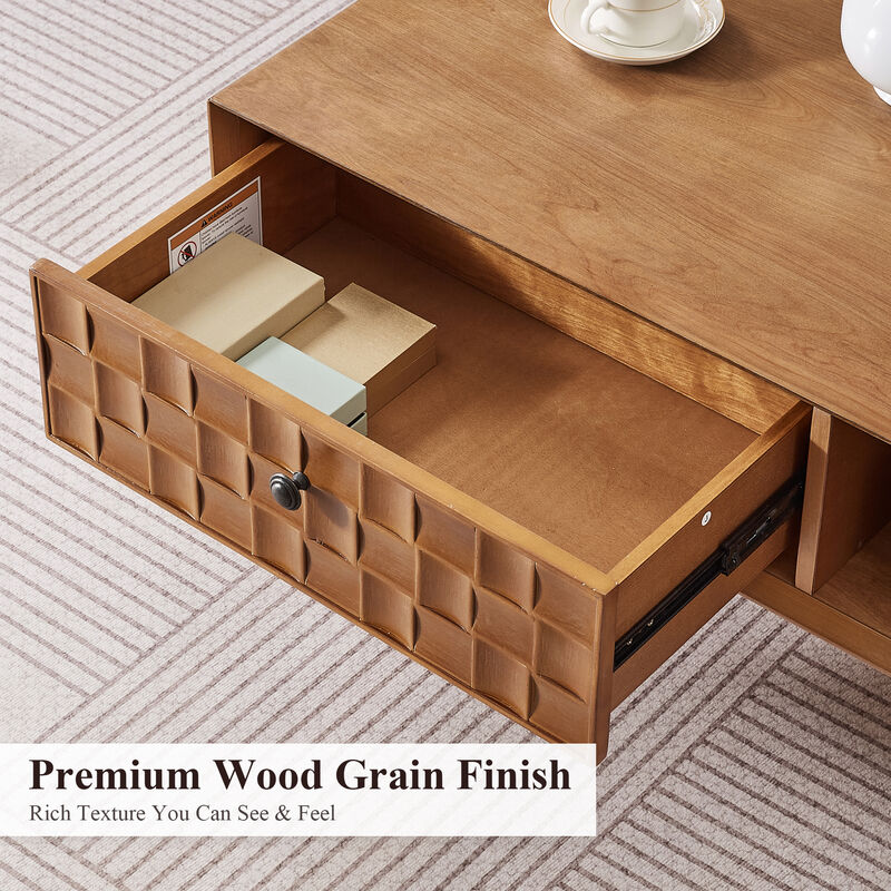 Jaxzak Mid‑Century Farmhouse Coffee Table image number 5
